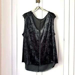 Rock & Republic Crushed Velvet Top